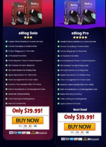 eBlog AI Review: Create Stunning Blogs with Revolutionary AI Technology + $43K Bonuses!